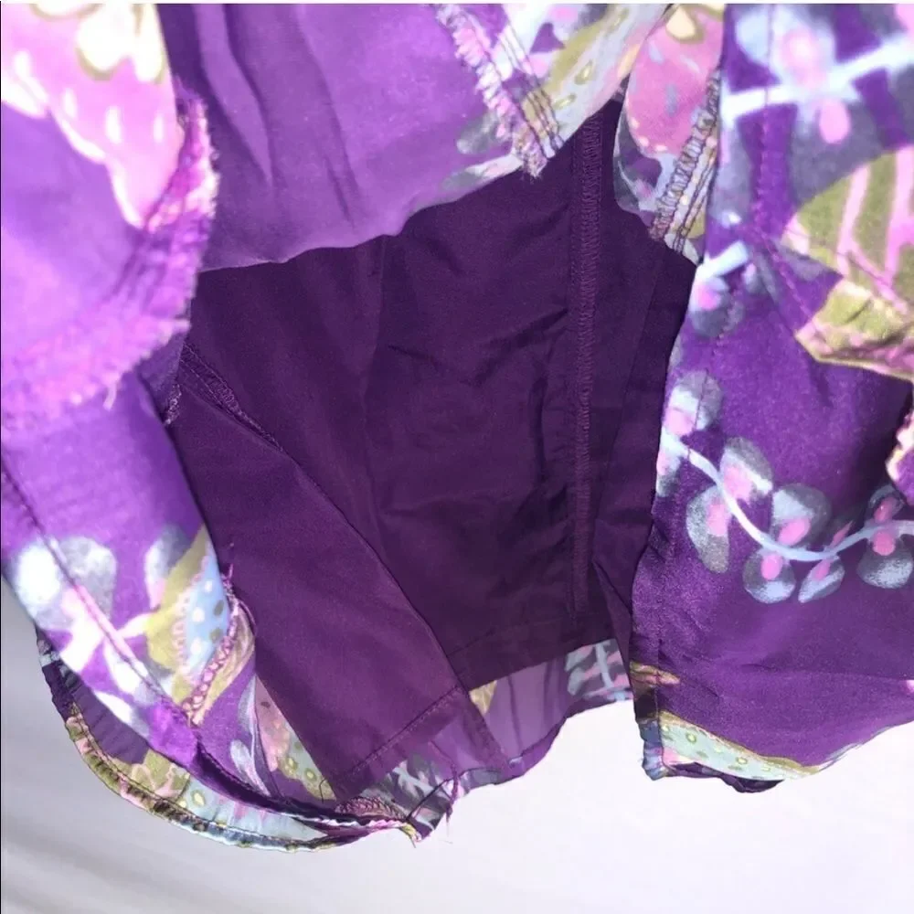 Gap Purple Floral Dress